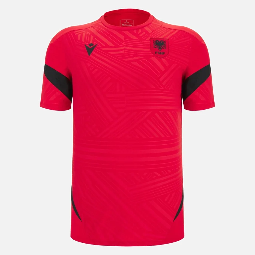 Albania National Team FSHF 2026/27 Adults’ Red Training Shirt Albania National Team FSHF 2026/27 Adults’ Red Training Shirt