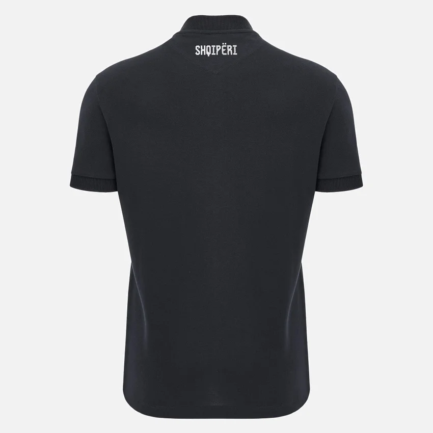 Albania National Team FSHF 2026/27 Adults’ Travel Black Polo Shirt Albania National Team FSHF 2026/27 Adults’ Travel Black Polo Shirt