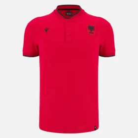 Albania National Team FSHF 2026/27 Adults’ Travel Red Polo Shirt