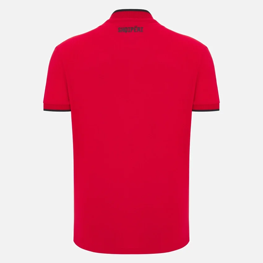 Albania National Team FSHF 2026/27 Adults’ Travel Red Polo Shirt Albania National Team FSHF 2026/27 Adults’ Travel Red Polo Shirt