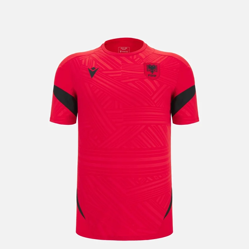 Albania National Team FSHF 2026/27 Junior Red Training Shirt Albania National Team FSHF 2026/27 Junior Red Training Shirt