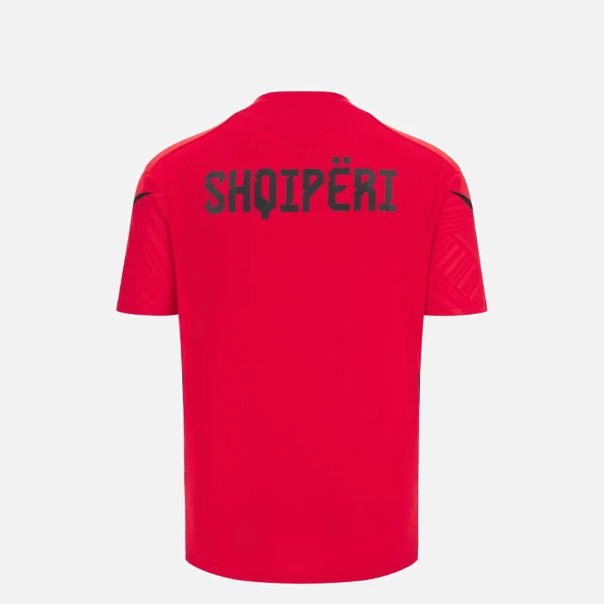 Albania National Team FSHF 2026/27 Junior Red Training Shirt Albania National Team FSHF 2026/27 Junior Red Training Shirt