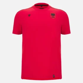 Albania National Team FSHF 2026/27 Men_x0092_s Sports Red T-Shirt Athleisure