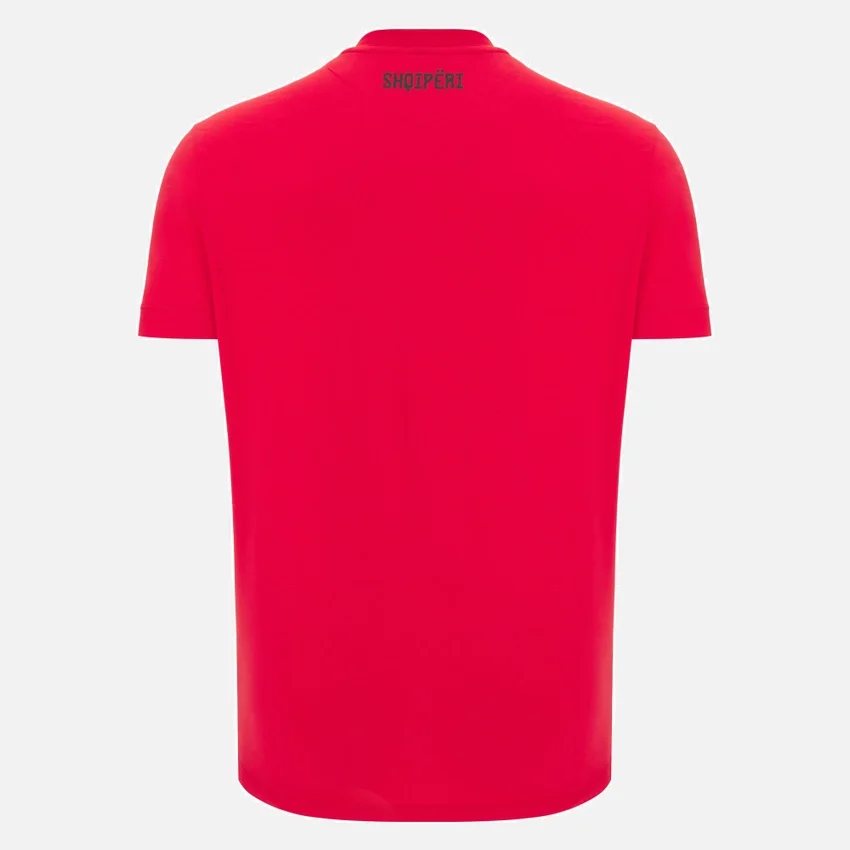 Albania National Team FSHF 2026/27 Men_x0092_s Sports Red T-Shirt Athleisure Albania National Team FSHF 2026/27 Men_x0092_s Sports Red T-Shirt Athleisure