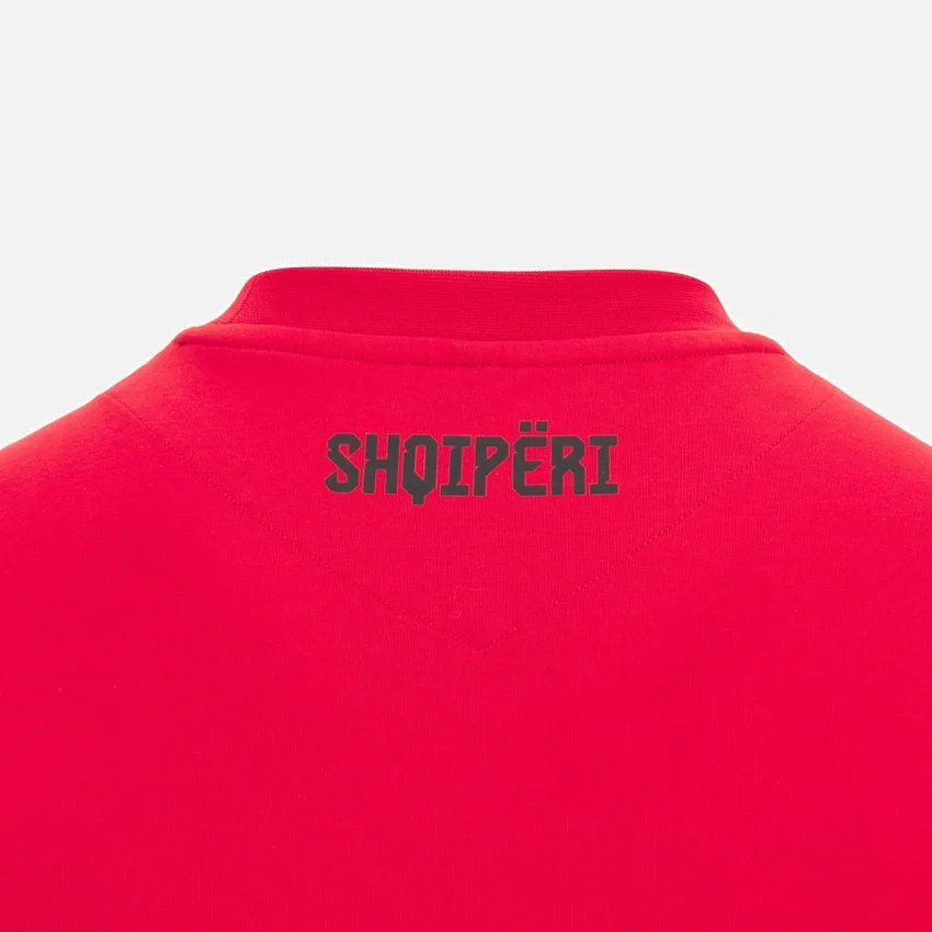 Albania National Team FSHF 2026/27 Men_x0092_s Sports Red T-Shirt Athleisure Albania National Team FSHF 2026/27 Men_x0092_s Sports Red T-Shirt Athleisure