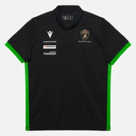 Automobili Lamborghini Squadra Corse Kid’s Black Polo Shirt