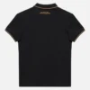 Automobili Lamborghini Squadra Corse Kid’s Black Polo Shirt Automobili Lamborghini Squadra Corse Kid’s Black Polo Shirt