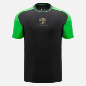 Automobili Lamborghini Squadra Corse Men’s Black Sports T-Shirt