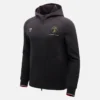 Automobili Lamborghini Squadra Corse Men’s Black Tricolor Full-Zip Sweatshirt Automobili Lamborghini Squadra Corse Men’s Black Tricolor Full-Zip Sweatshirt