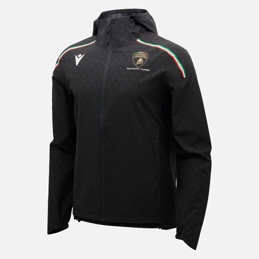 Automobili Lamborghini Squadra Corse Men’s Rainjacket Jacket Automobili Lamborghini Squadra Corse Men’s Rainjacket Jacket