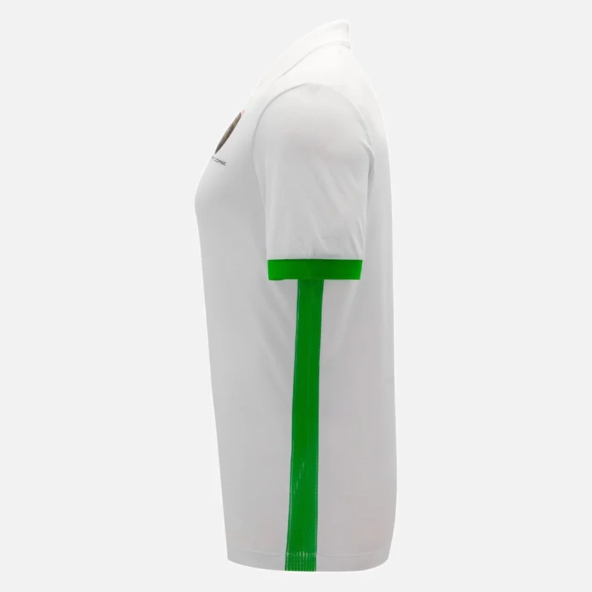 Automobili Lamborghini Squadra Corse Men’s White Polo Shirt Automobili Lamborghini Squadra Corse Men’s White Polo Shirt