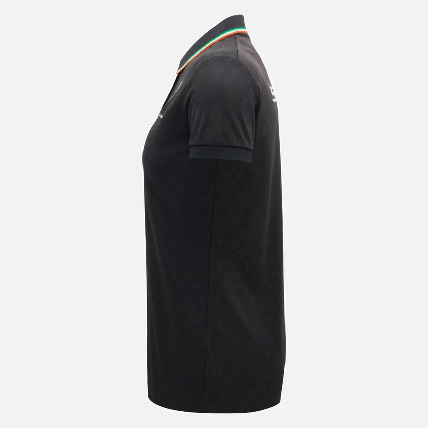 Automobili Lamborghini Squadra Corse Women’s Black Polo Shirt Automobili Lamborghini Squadra Corse Women’s Black Polo Shirt