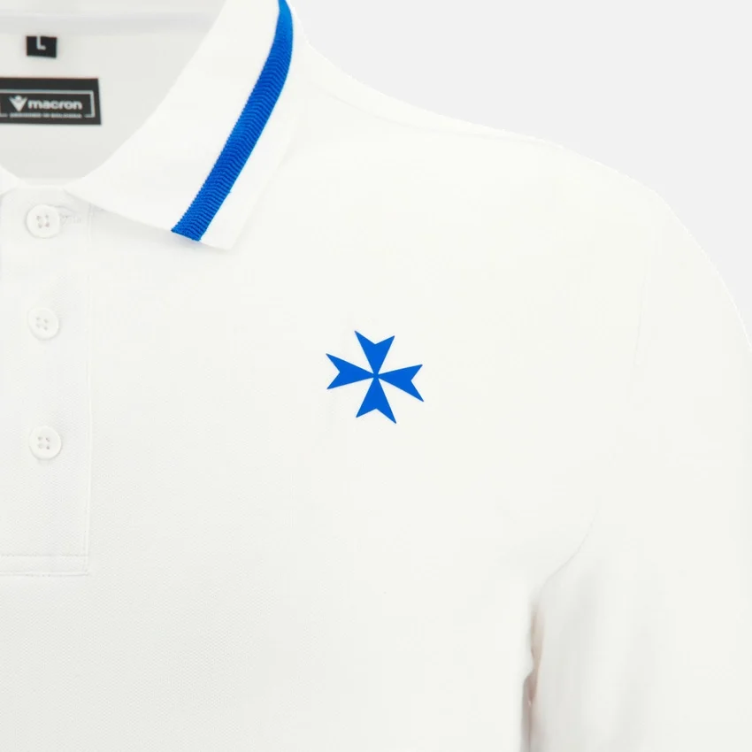 Auxerre 2025/26 Athleisure Adults’ White Travel Polo Shirt Auxerre 2025/26 Athleisure Adults’ White Travel Polo Shirt