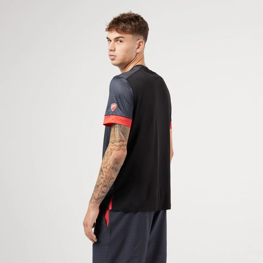Black Padel Shirt Macron X Ducati Black Padel Shirt Macron X Ducati