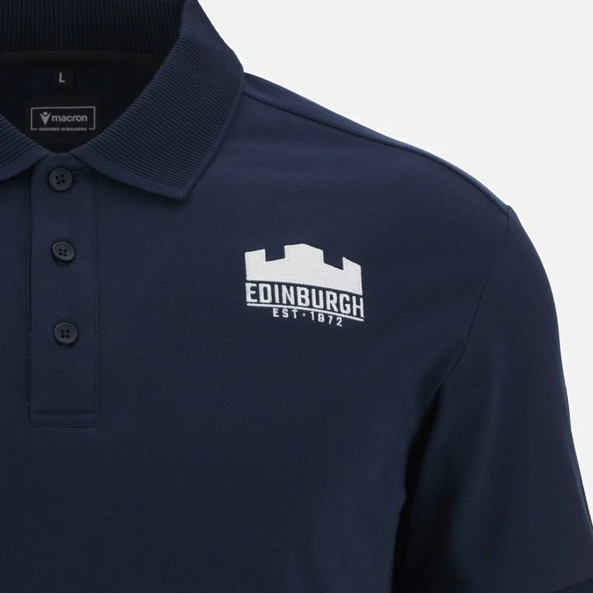 Edinburgh Rugby 2025/26 Athleisure Polo Edinburgh Rugby 2025/26 Athleisure Polo