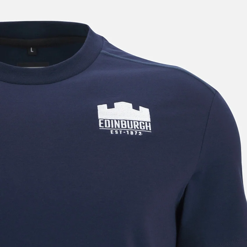 Edinburgh Rugby 2025/26 Navy Cotton Tee Edinburgh Rugby 2025/26 Navy Cotton Tee