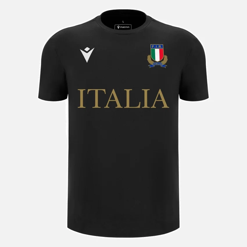 Italia Rugby 2025/26 Adults’ Fan Line Cotton T-Shirt Italia Rugby 2025/26 Adults’ Fan Line Cotton T-Shirt