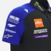 Monster Energy Yamaha MotoGP 2026 Man Team Replica Polo Shirt