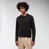 Mooncrest Crewneck Sweatshirt With Ribbed Trim Mooncrest Crewneck Sweatshirt With Ribbed Trim