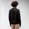 Mooncrest Crewneck Sweatshirt With Ribbed Trim Mooncrest Crewneck Sweatshirt With Ribbed Trim