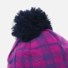 Scottish Rugby 2025/26 Navy And Purple Pom Pom Beanie