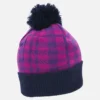Scottish Rugby 2025/26 Navy And Purple Pom Pom Beanie