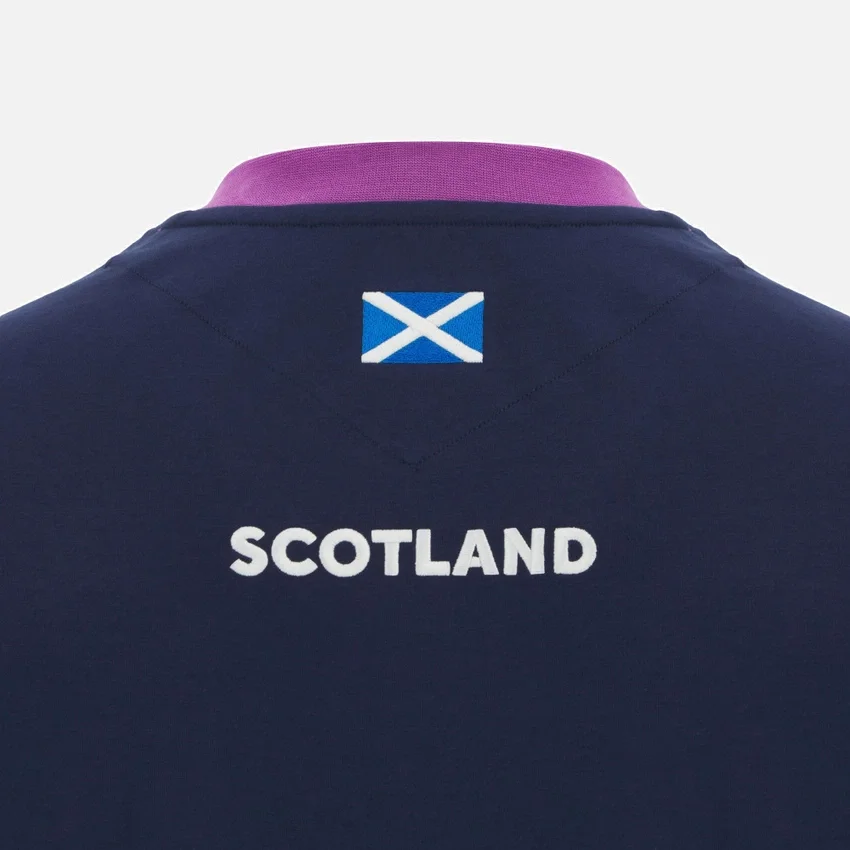 Scottish Rugby 2025/26 Navy Cotton Tee Scottish Rugby 2025/26 Navy Cotton Tee