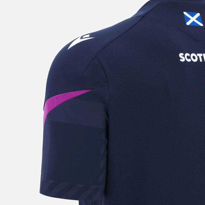 Scottish Rugby 2025/26 Navy Training Tee Scottish Rugby 2025/26 Navy Training Tee