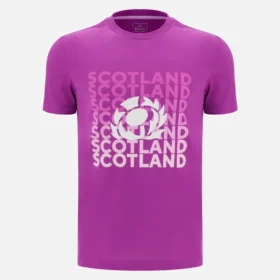 Scottish Rugby 2025/26 Purple Leisure Tee