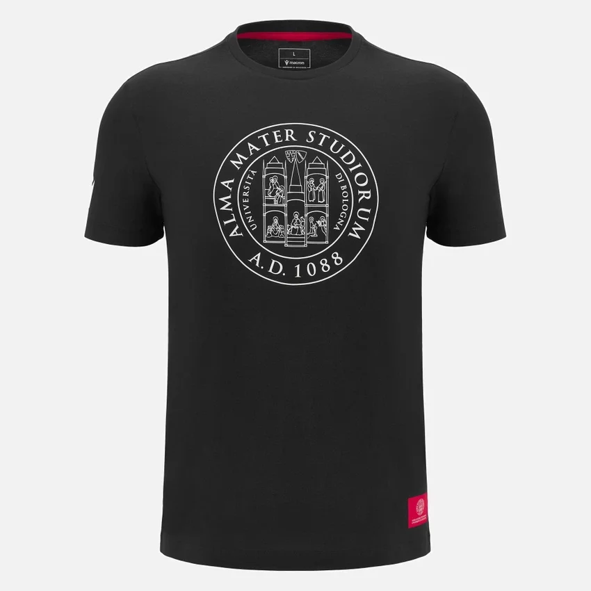 Unibo Collection Black Adults’ Cotton T-Shirt Unibo Collection Black Adults’ Cotton T-Shirt