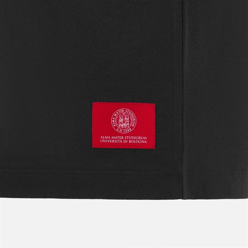 Unibo Collection Black Adults’ Cotton T-Shirt Unibo Collection Black Adults’ Cotton T-Shirt