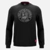 Unibo Collection Black Unbrushed Crewneck Sweatshirt Senior
