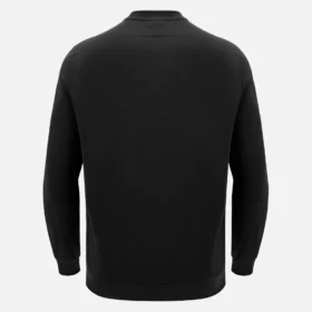 Unibo Collection Black Unbrushed Crewneck Sweatshirt Senior
