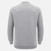 Unibo Collection Grey Melange Unbrushed Crewneck Sweatshirt Senior