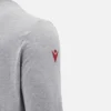 Unibo Collection Grey Melange Unbrushed Crewneck Sweatshirt Senior