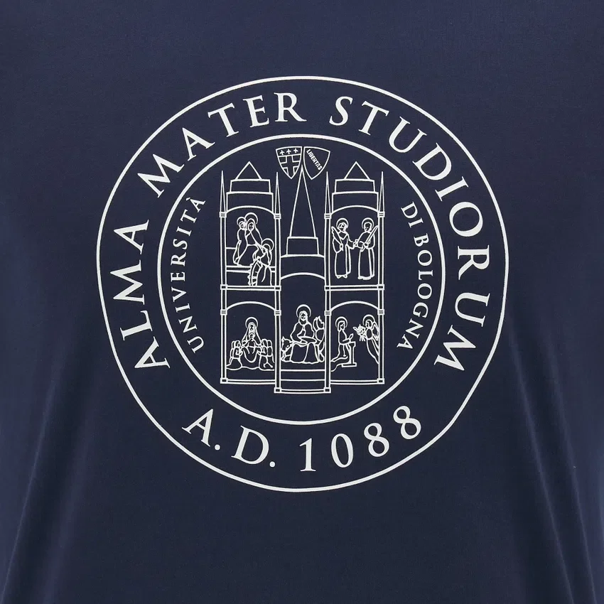 Unibo Collection Navy Adult Cotton T-Shirt Unibo Collection Navy Adult Cotton T-Shirt