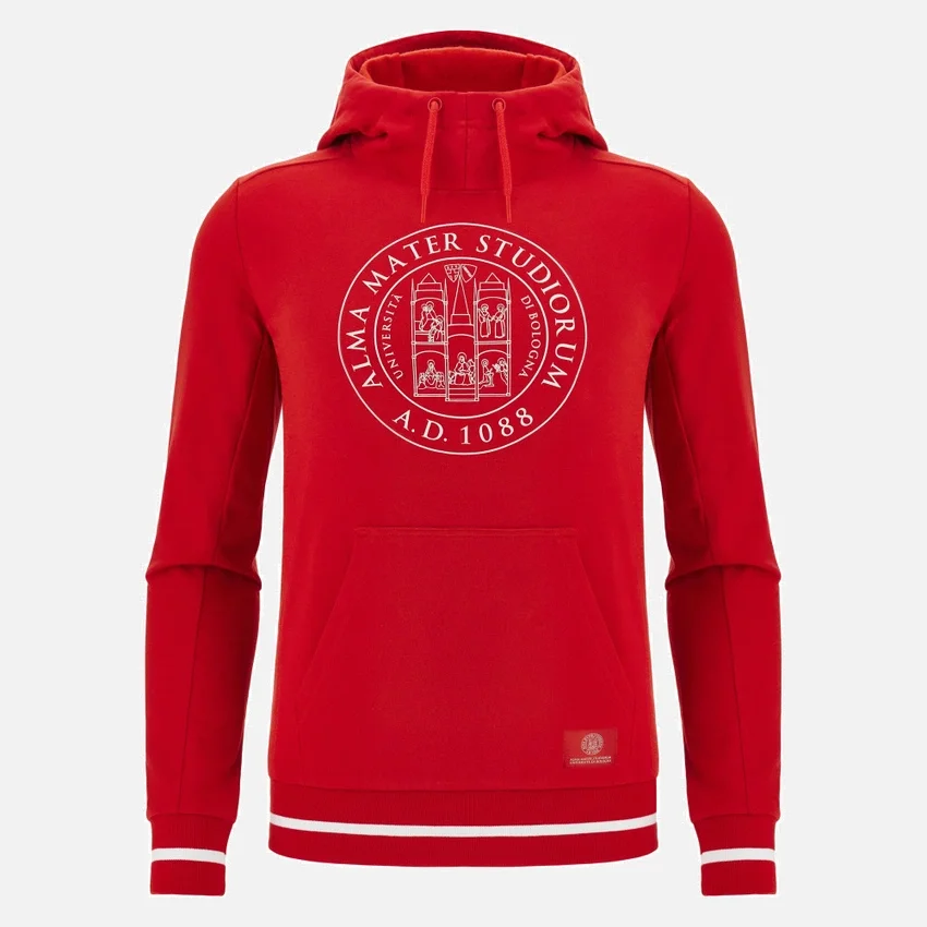 Unibo Collection Red Brushed Hoodie Senior Unibo Collection Red Brushed Hoodie Senior