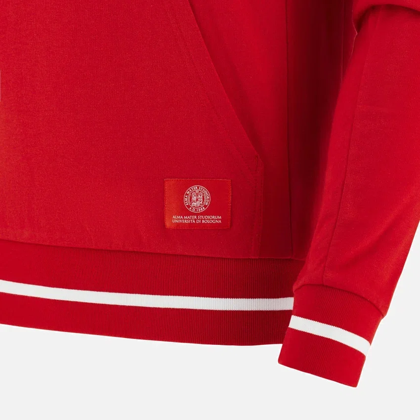 Unibo Collection Red Brushed Hoodie Senior Unibo Collection Red Brushed Hoodie Senior