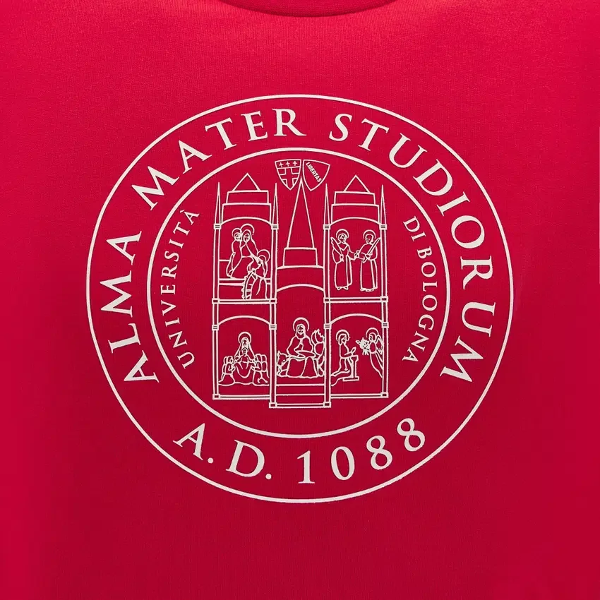 Unibo Collection Red Unbrushed Crewneck Sweatshirt Senior Unibo Collection Red Unbrushed Crewneck Sweatshirt Senior