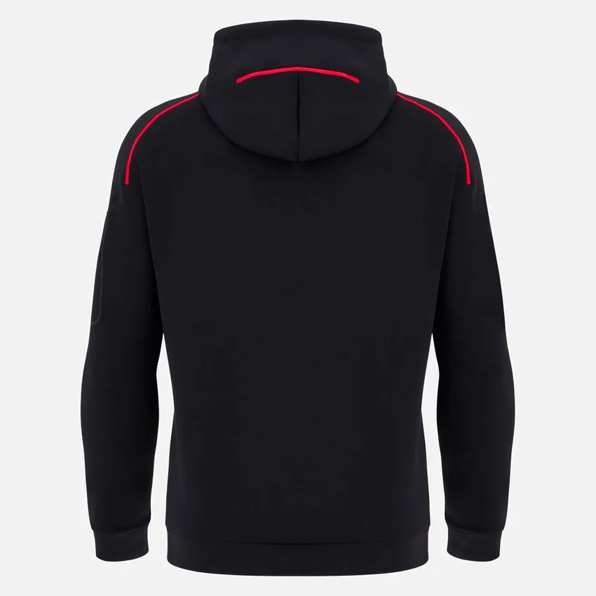 Welsh Rugby 2025/26 Black Athleisure Tech Hoody Welsh Rugby 2025/26 Black Athleisure Tech Hoody