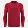 Welsh Rugby 2025/26 Deep Red Long Sleeve Training Tee Welsh Rugby 2025/26 Deep Red Long Sleeve Training Tee