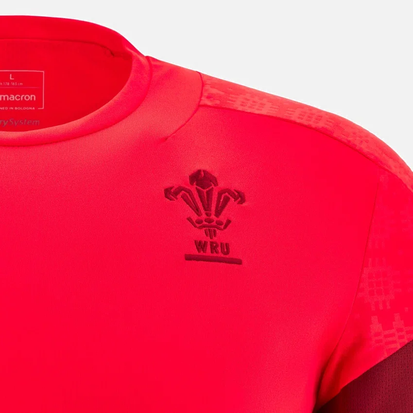 Welsh Rugby 2025/26 Red Training Tee Welsh Rugby 2025/26 Red Training Tee