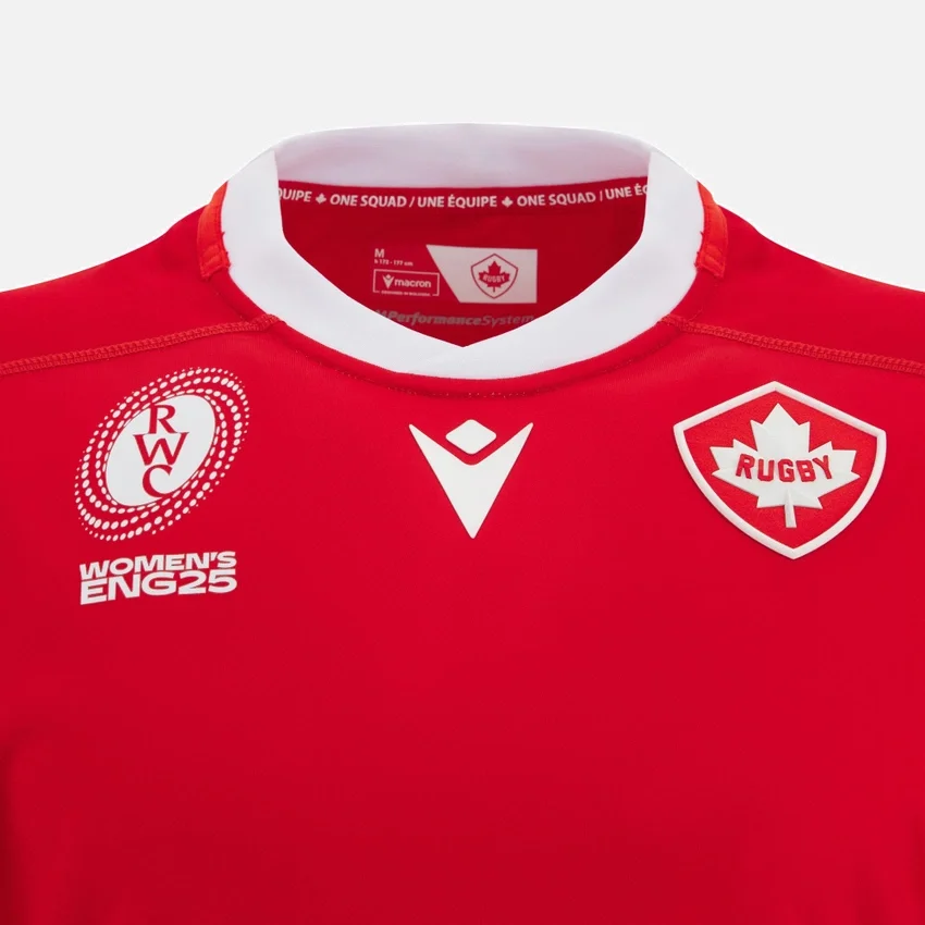 WRWC 2025 Canada Rugby Woman Home Replica Shirt WRWC 2025 Canada Rugby Woman Home Replica Shirt