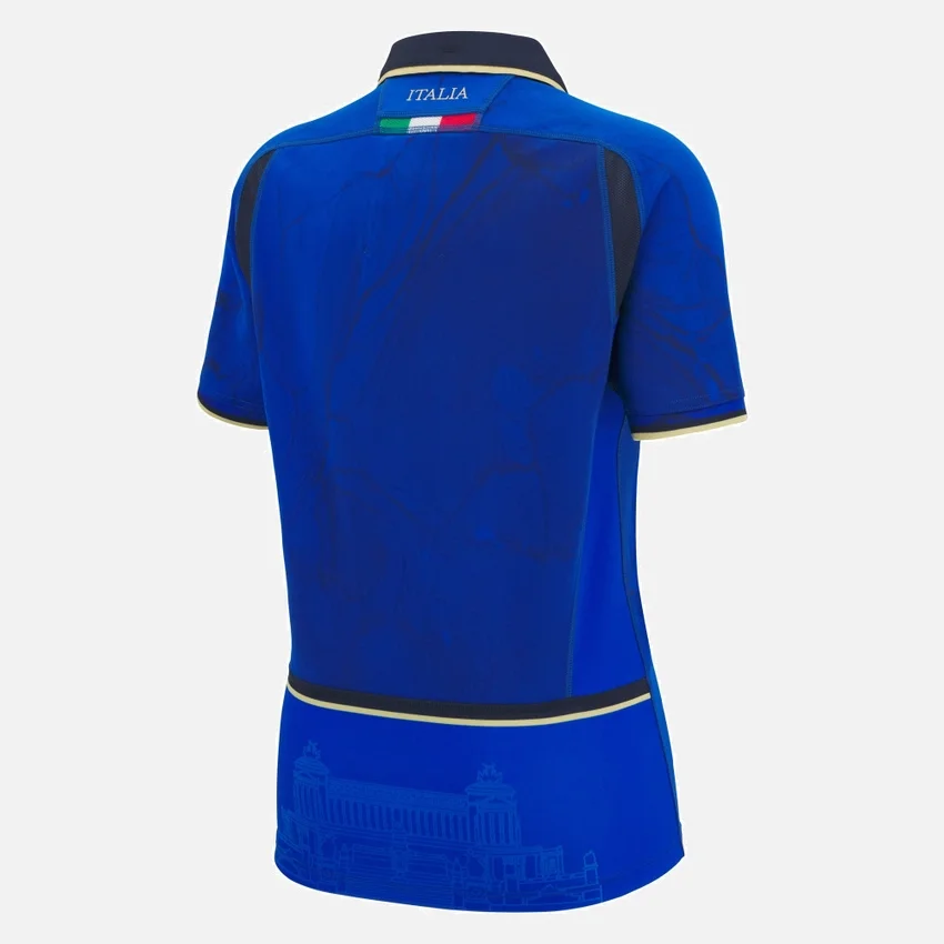 WRWC 2025 Italia Rugby Home Womens Slim Shirt WRWC 2025 Italia Rugby Home Womens Slim Shirt